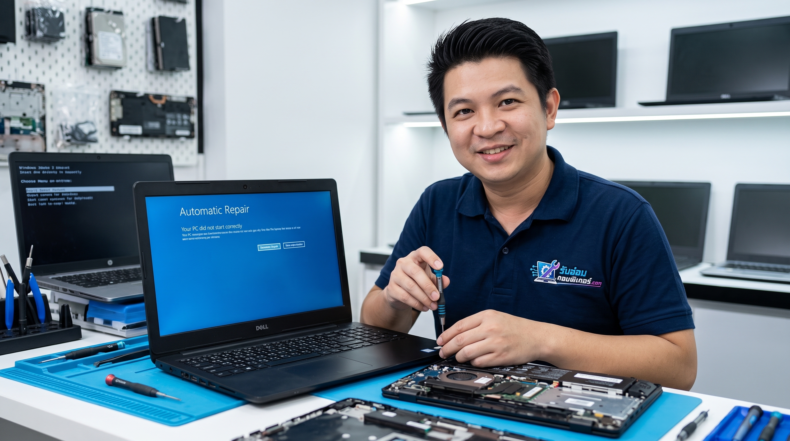 หน้าจอคอมพิวเตอร์เกิดข้อผิดพลาด Windows ขึ้น Automatic Repair บูตวนลูป